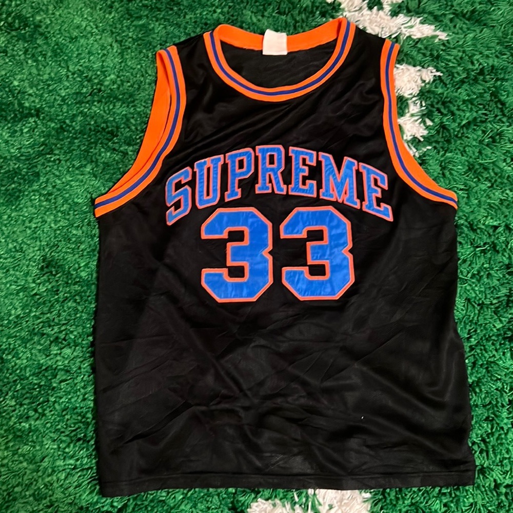 Vintage supreme Patrick Ewing basketball jersey from 2000 ish